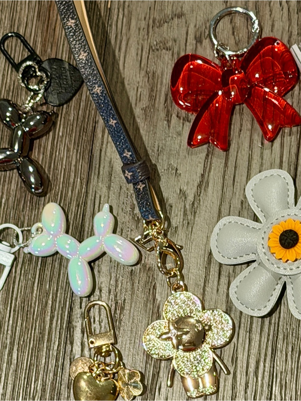 Lot of 6 bag charms